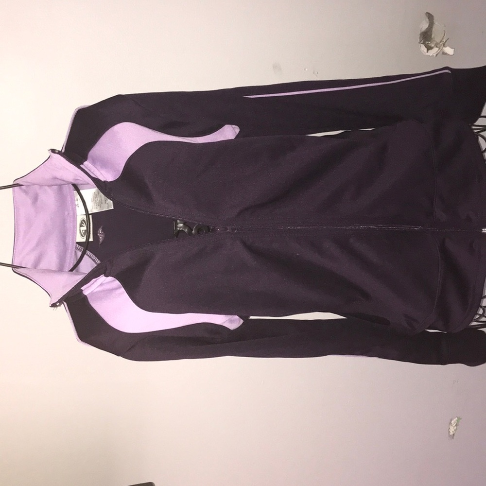 Zip front coat athletic
